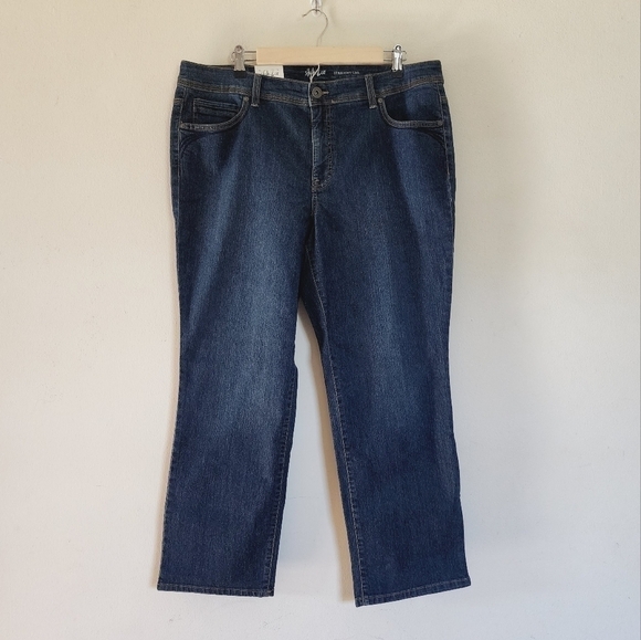 NEW Style & co High-Rise straight leg jeans size 16W petites - Picture 1 of 6